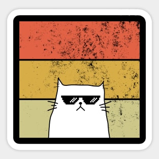 Thug Cat Sticker